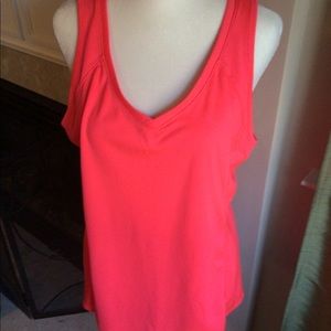 Tek gear dry Tek workout tank size large bright pink